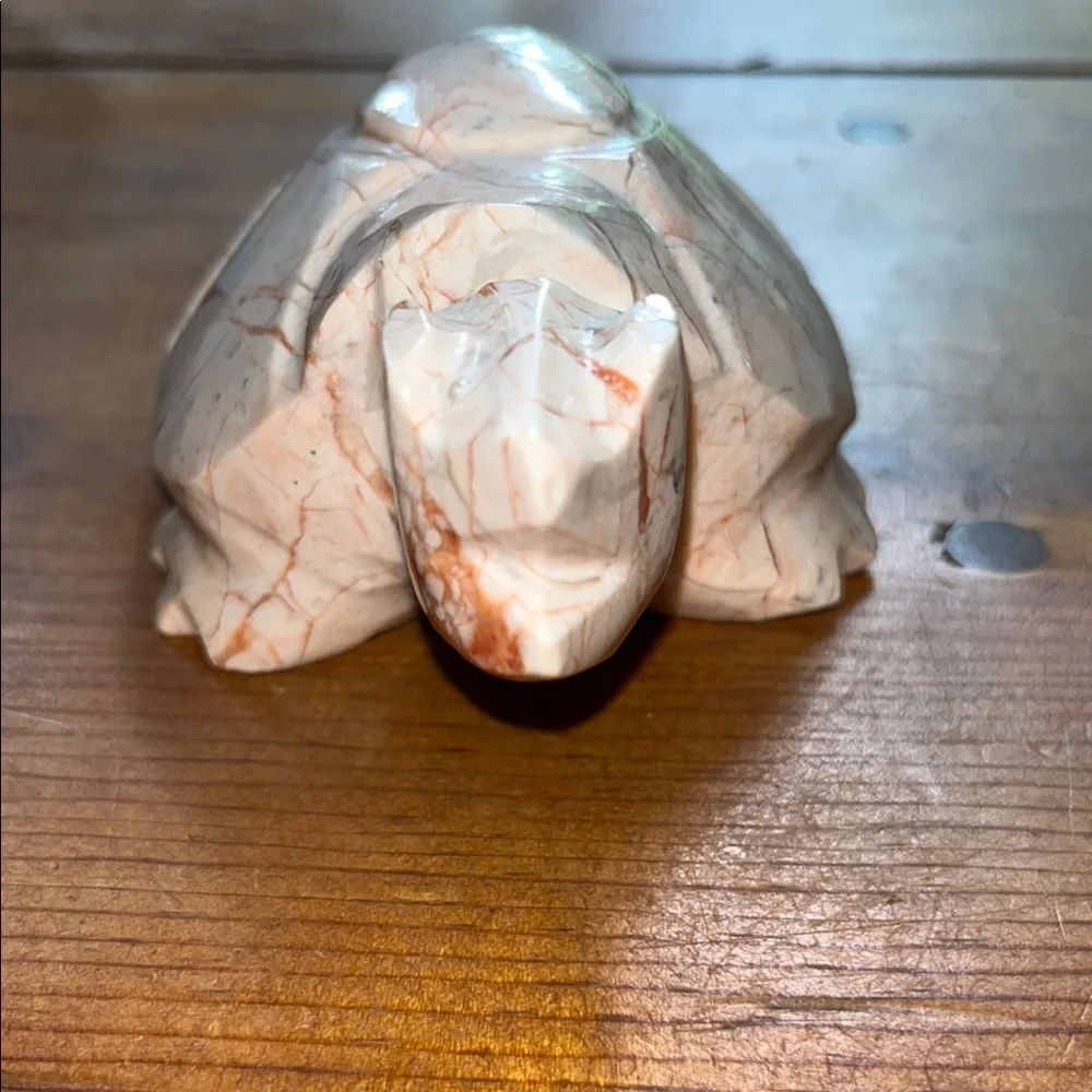 Marble Turtle Decor 6” Length